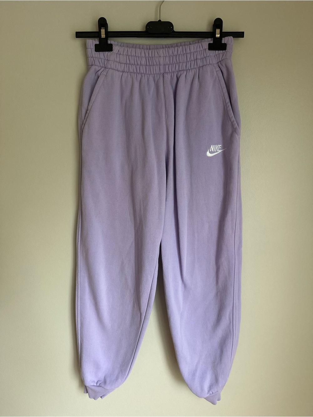 Nike Girls Youth Sportswear Jogger Sweatpants Size Large Purple Lilac